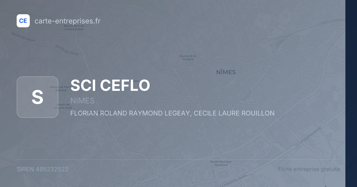 SCI CEFLO — 495232522 — fiche entreprise