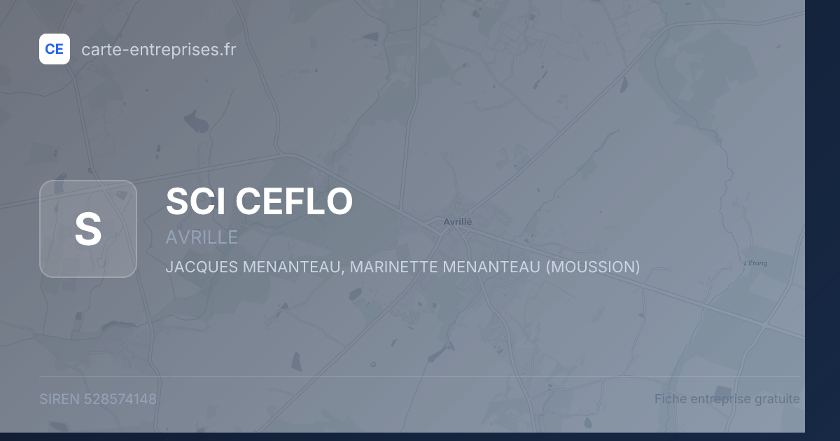 SCI CEFLO — 528574148 — fiche entreprise