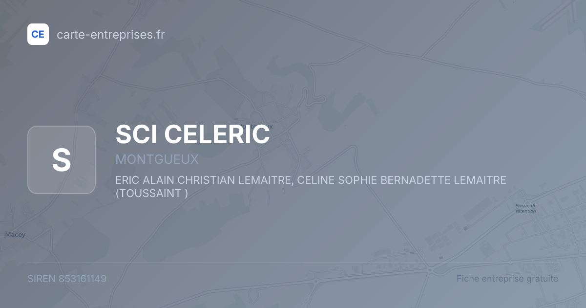 SCI CELERIC — 853161149 — fiche entreprise