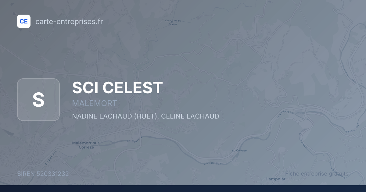 SCI CELEST — 520331232 — fiche entreprise