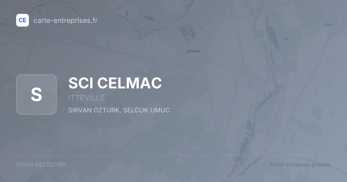 SCI CELMAC — 882337769 — fiche entreprise