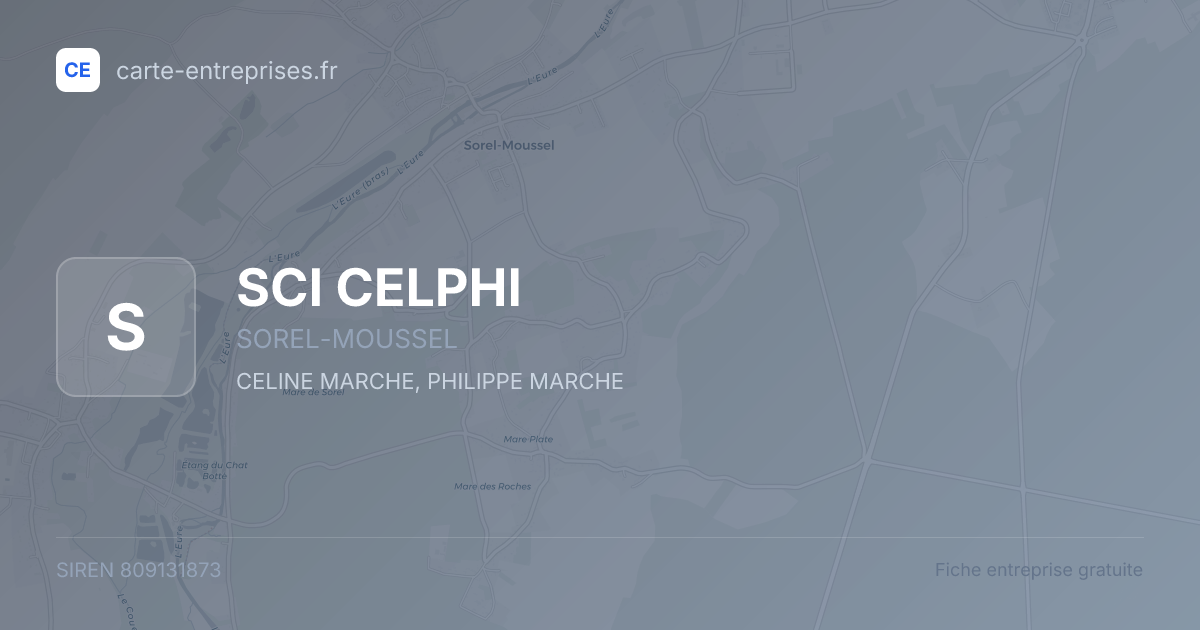 SCI CELPHI — 809131873 — fiche entreprise
