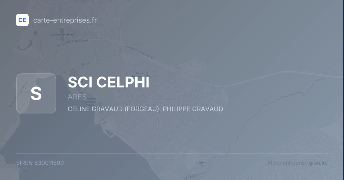 SCI CELPHI — 830011599 — fiche entreprise