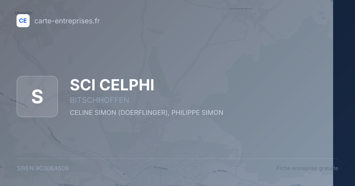 SCI CELPHI — 903064608 — fiche entreprise