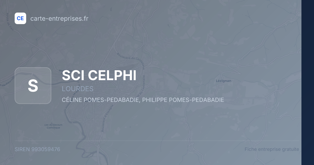 SCI CELPHI — 993059476 — fiche entreprise