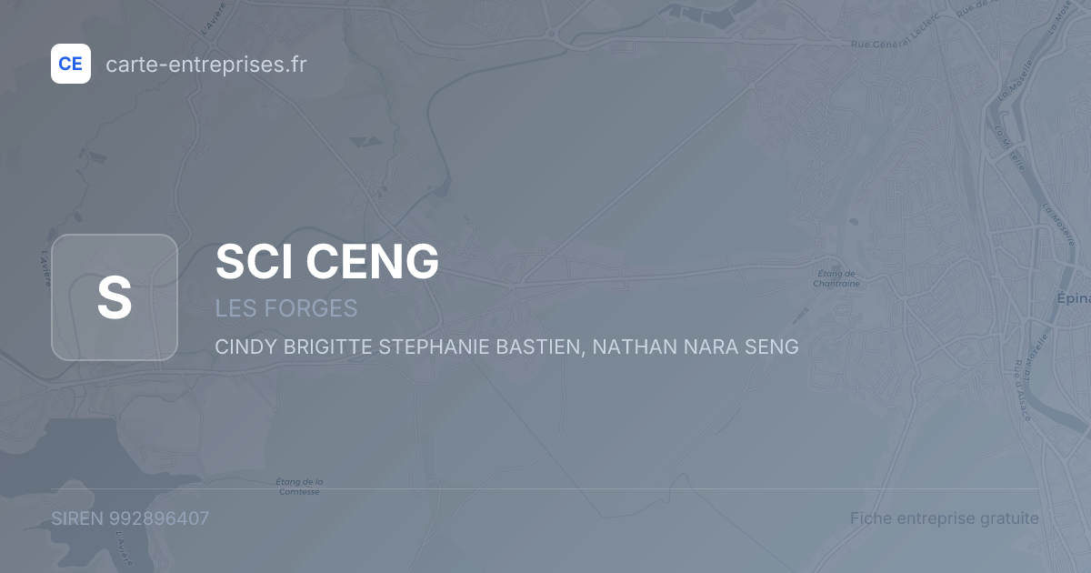 SCI CENG — 992896407 — fiche entreprise