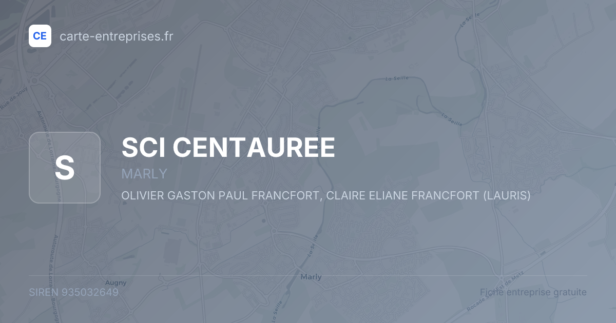 SCI CENTAUREE — 935032649 — fiche entreprise