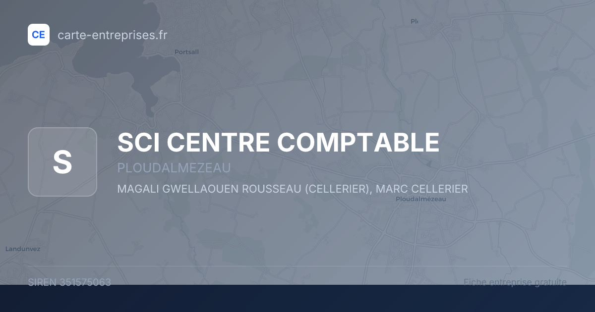 SCI CENTRE COMPTABLE — 351575063 — fiche entreprise