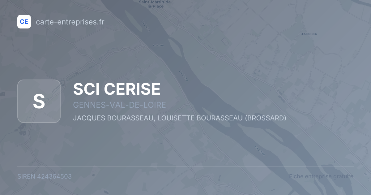 SCI CERISE — 424364503 — fiche entreprise