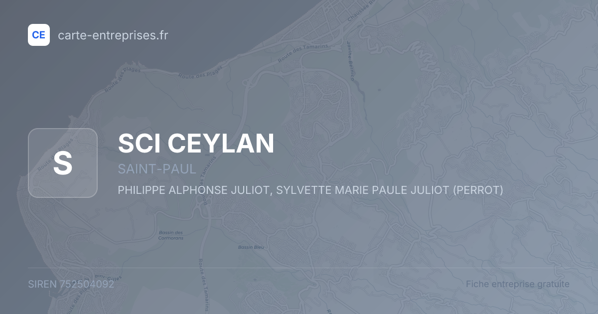SCI CEYLAN — 752504092 — fiche entreprise