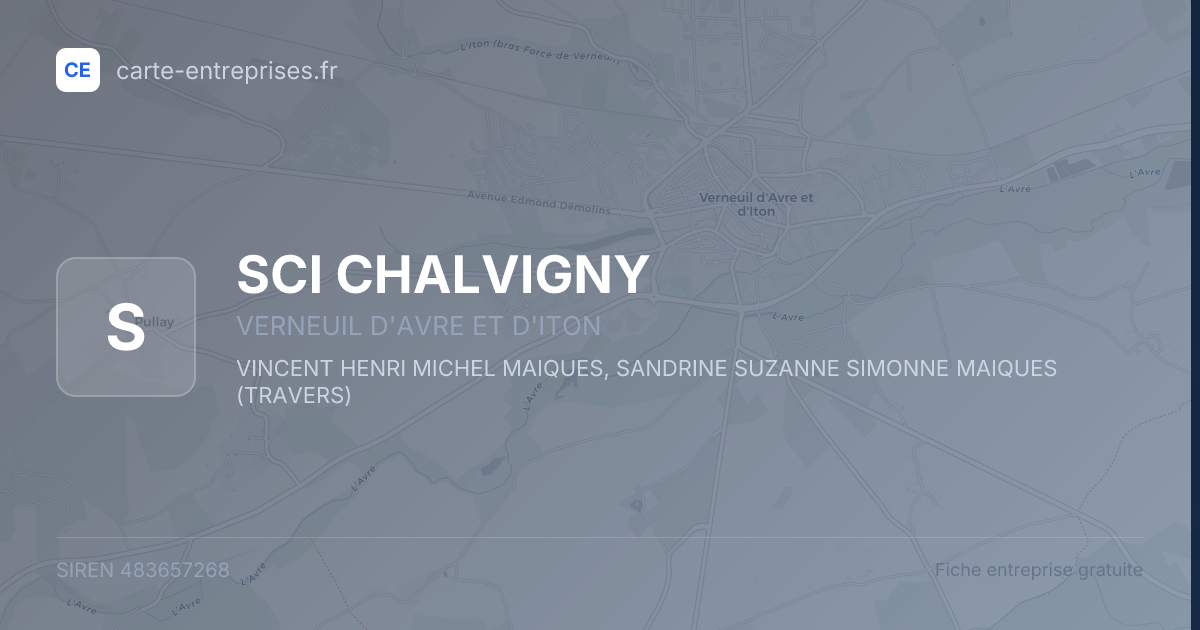 SCI CHALVIGNY — 483657268 — fiche entreprise