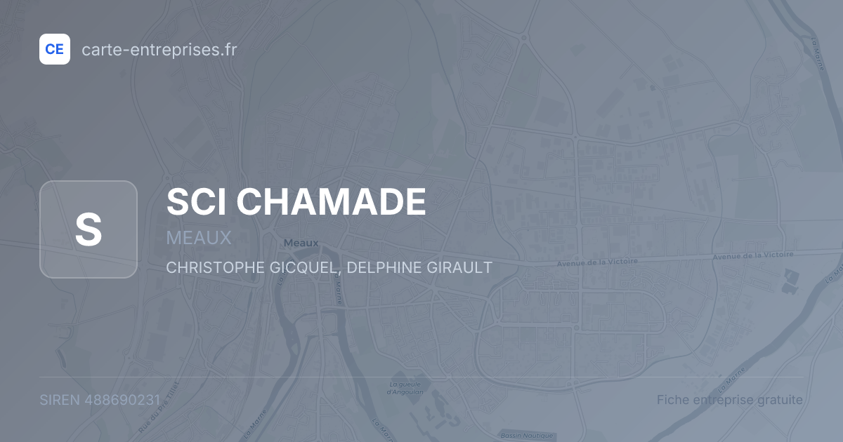 SCI CHAMADE — 488690231 — fiche entreprise
