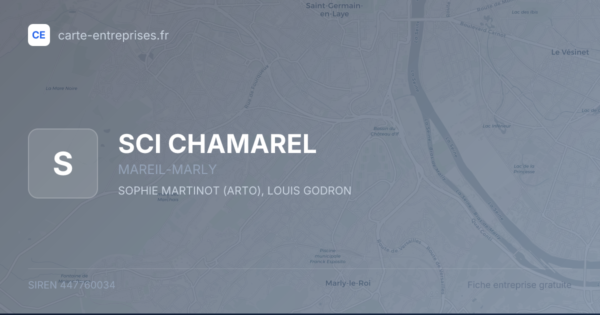 SCI CHAMAREL — 447760034 — fiche entreprise