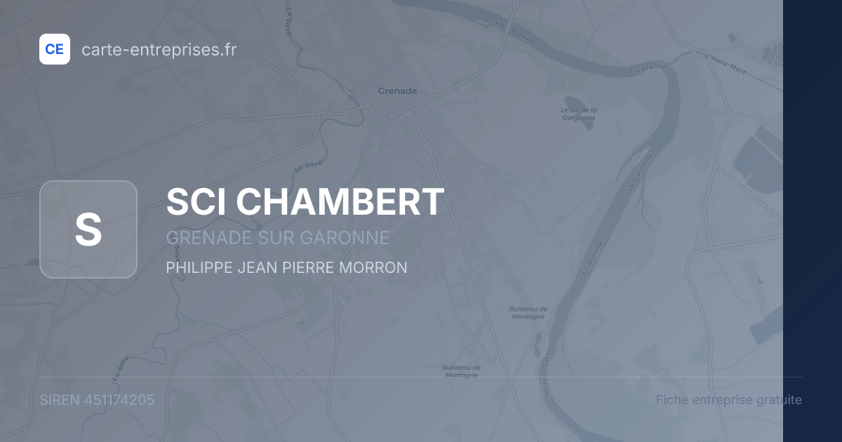SCI CHAMBERT — 451174205 — fiche entreprise