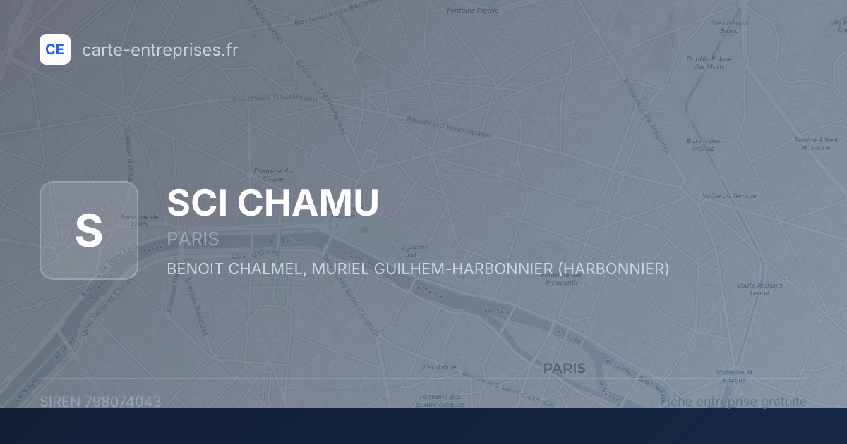 SCI CHAMU — 798074043 — fiche entreprise