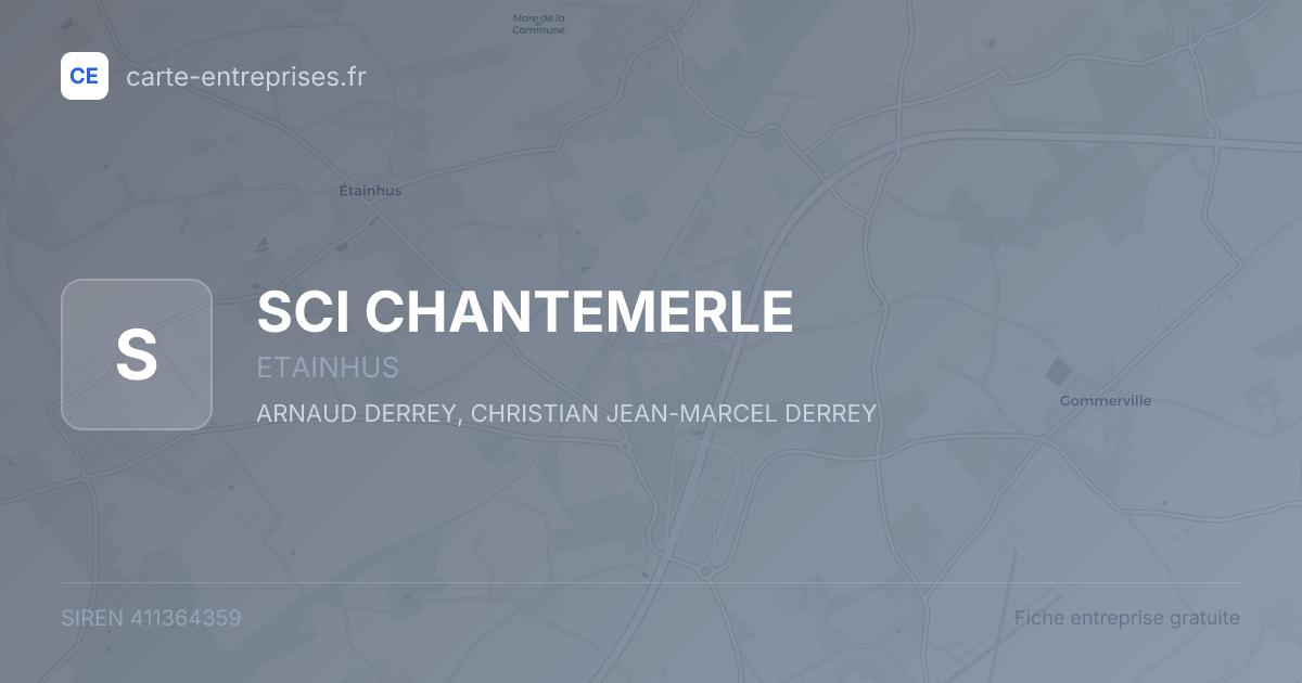 SCI CHANTEMERLE — 411364359 — fiche entreprise