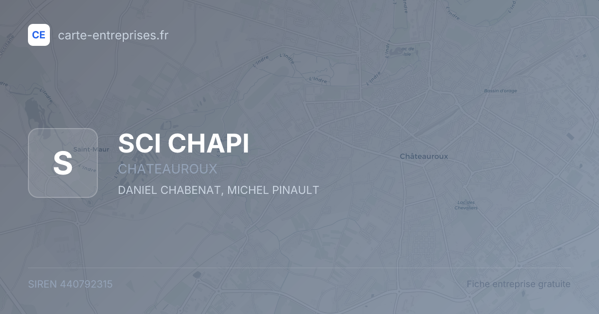 SCI CHAPI — 440792315 — fiche entreprise