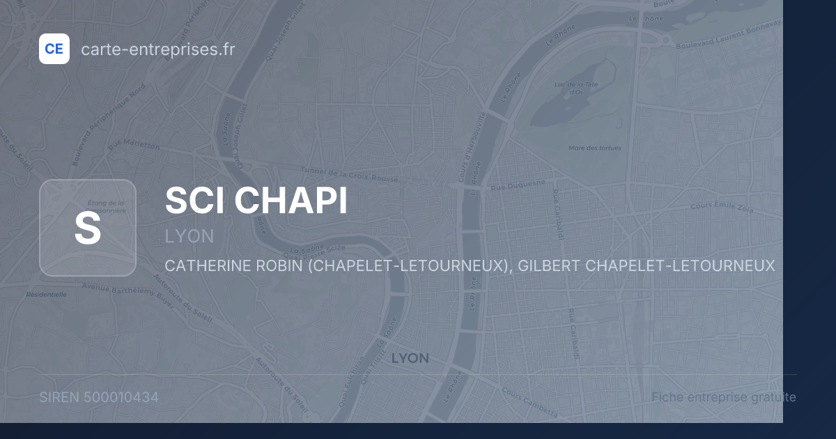 SCI CHAPI — 500010434 — fiche entreprise