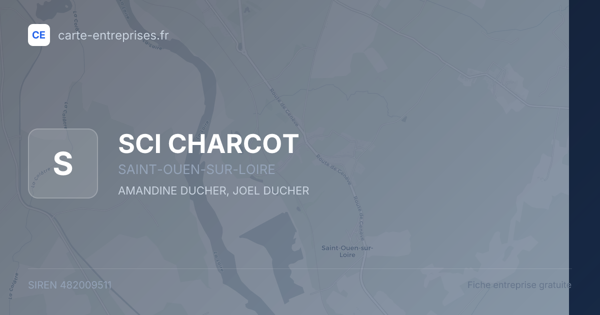 SCI CHARCOT — 482009511 — fiche entreprise
