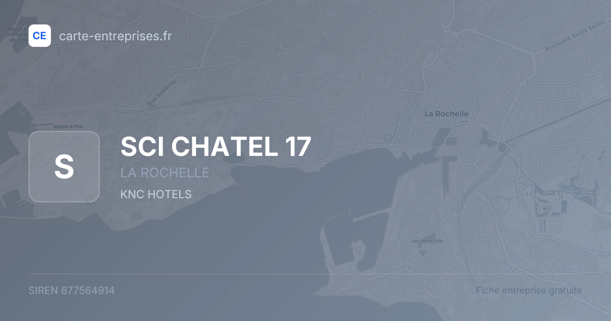 SCI CHATEL 17 — 877564914 — fiche entreprise