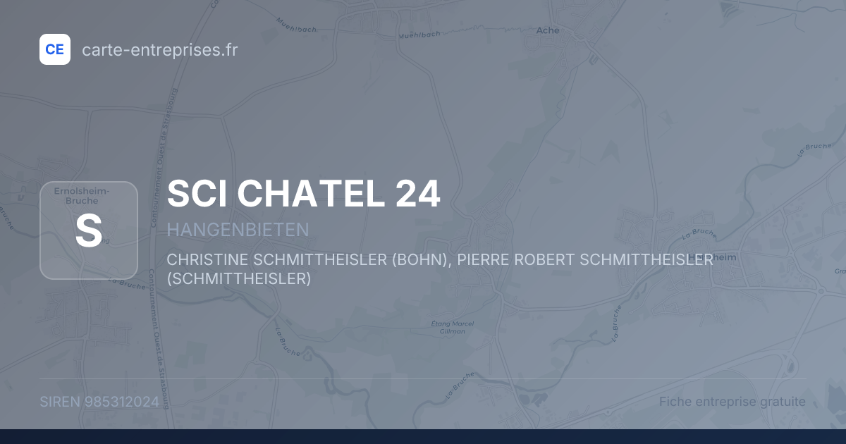 SCI CHATEL 24 — 985312024 — fiche entreprise