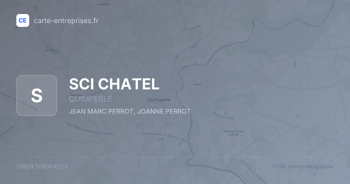 SCI CHATEL — 306964024 — fiche entreprise