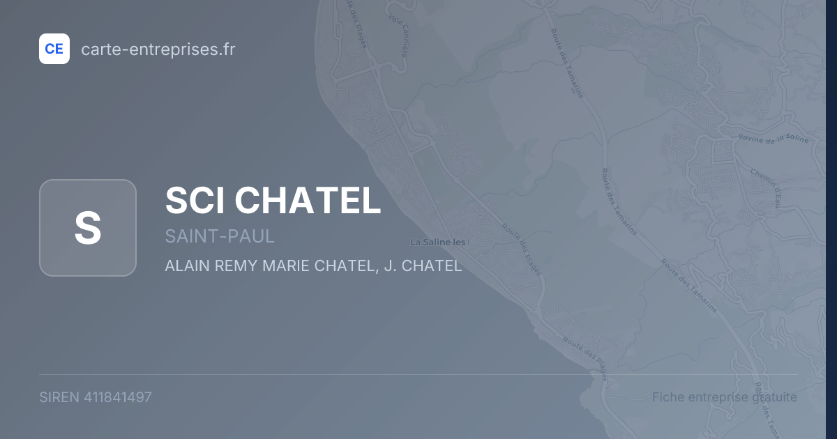 SCI CHATEL — 411841497 — fiche entreprise