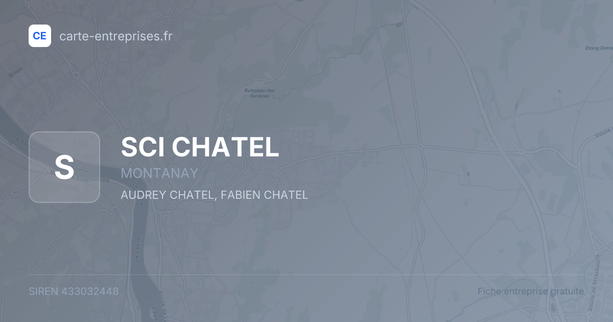 SCI CHATEL — 433032448 — fiche entreprise