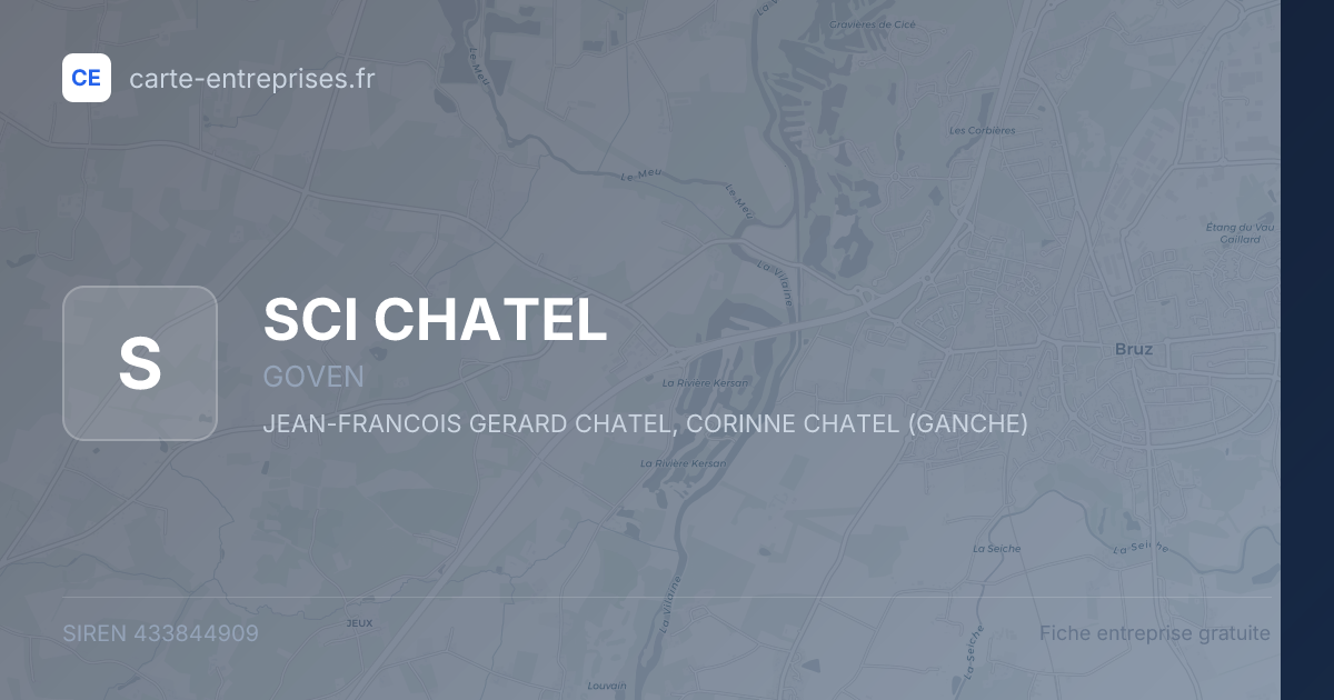 SCI CHATEL — 433844909 — fiche entreprise
