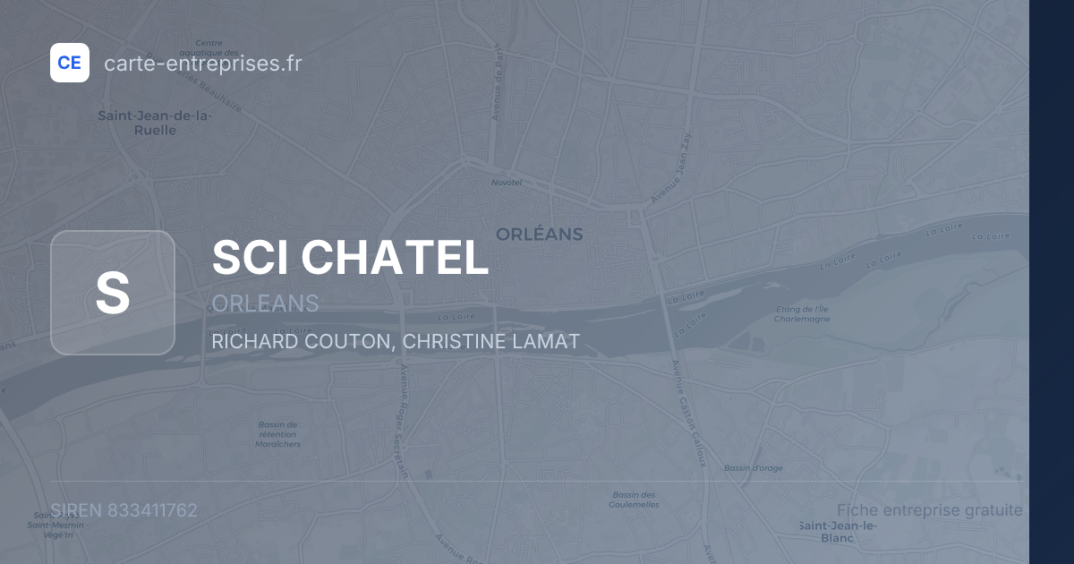 SCI CHATEL — 833411762 — fiche entreprise