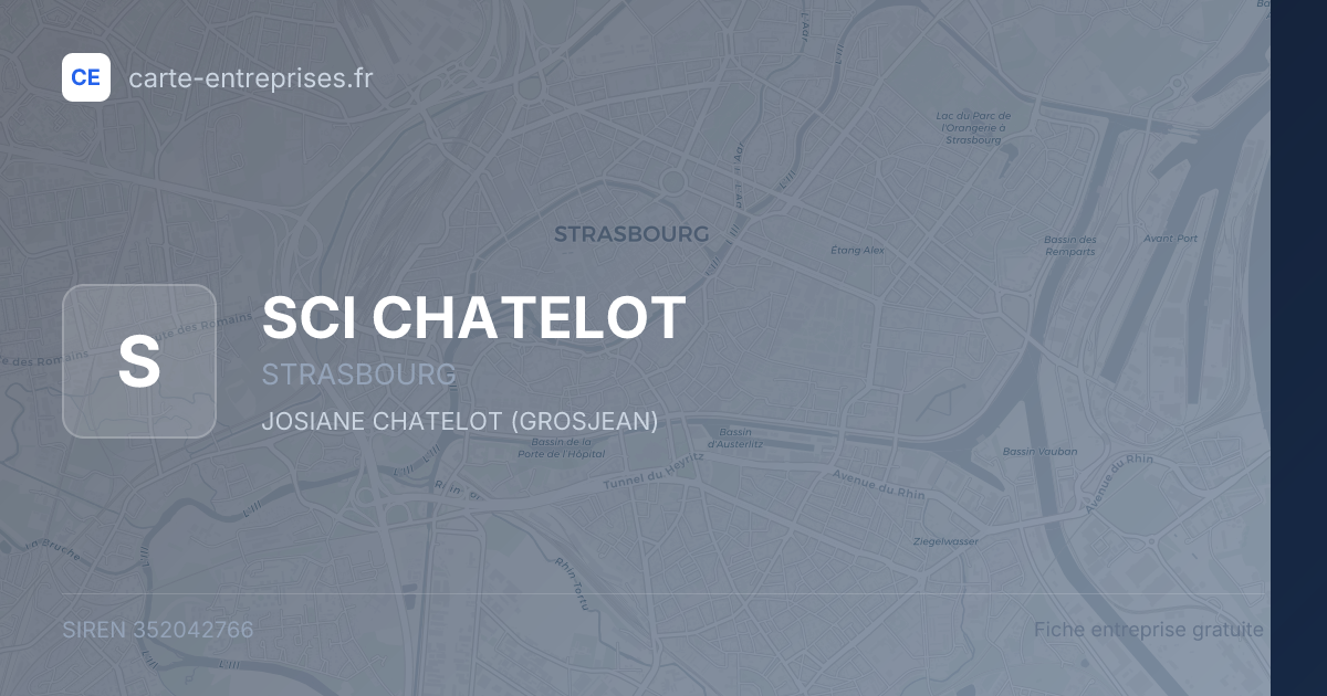 SCI CHATELOT — 352042766 — fiche entreprise