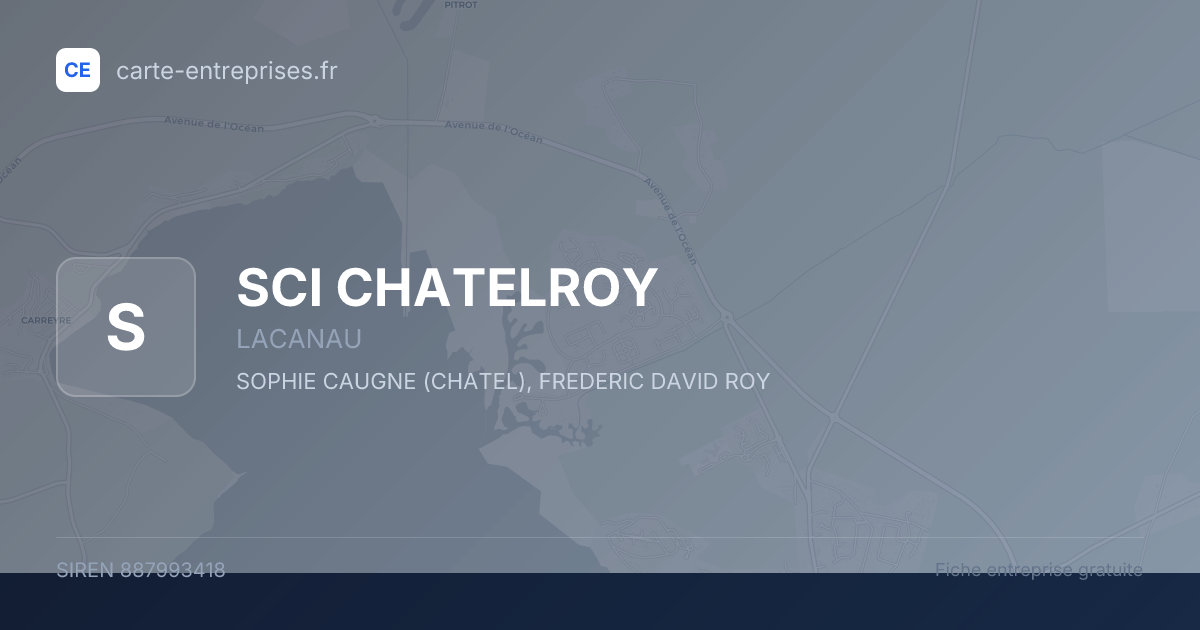 SCI CHATELROY — 887993418 — fiche entreprise