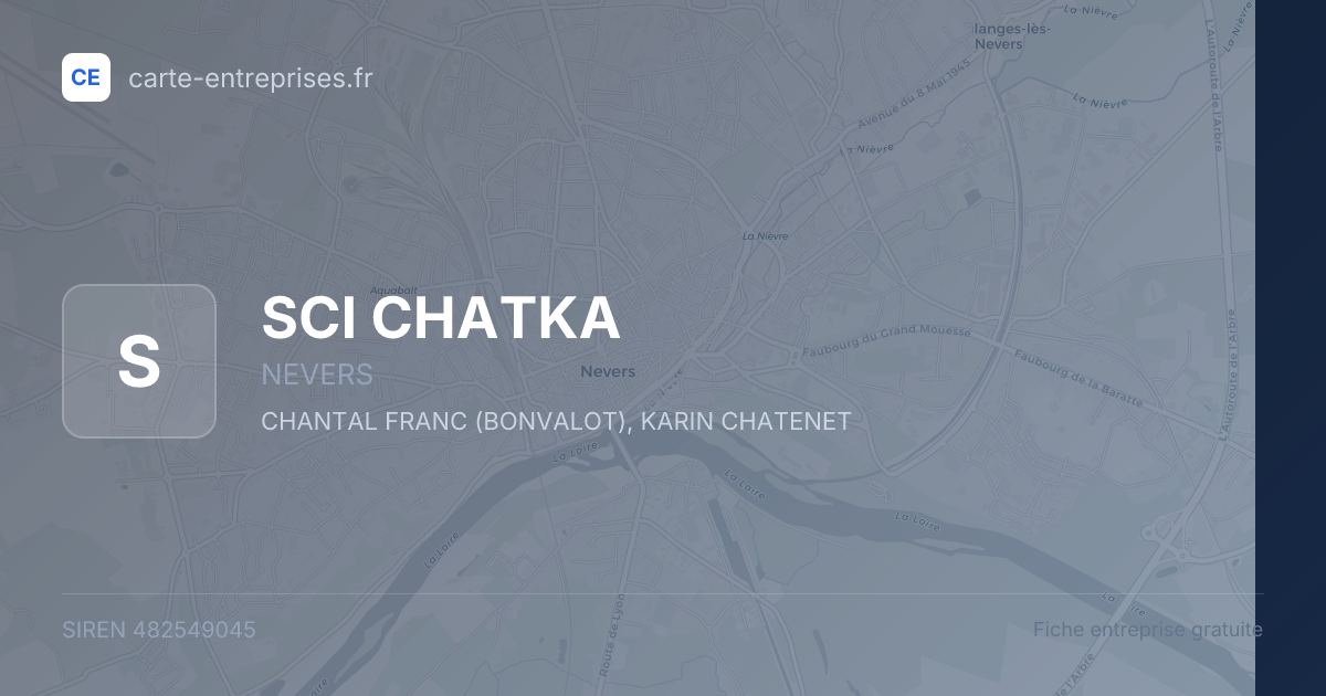 SCI CHATKA — 482549045 — fiche entreprise