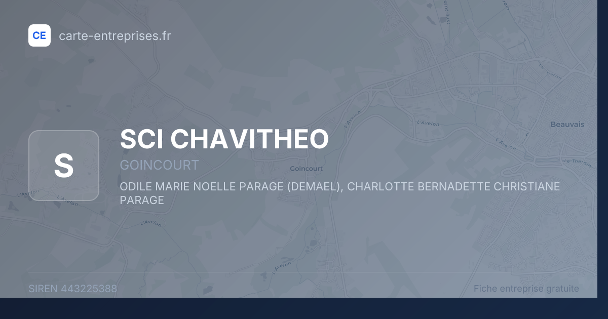 SCI CHAVITHEO — 443225388 — fiche entreprise