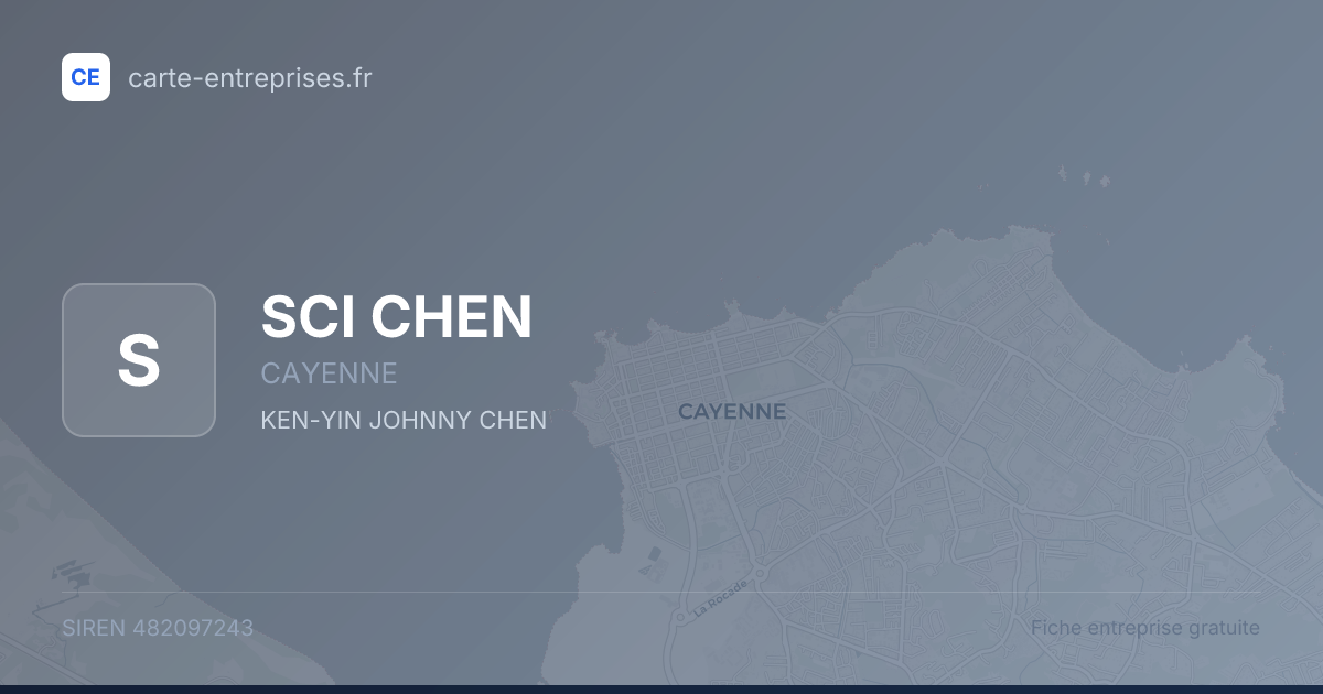 SCI CHEN — 482097243 — fiche entreprise
