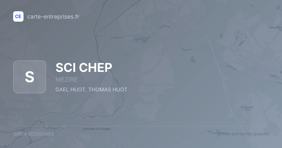 SCI CHEP — 502657463 — fiche entreprise