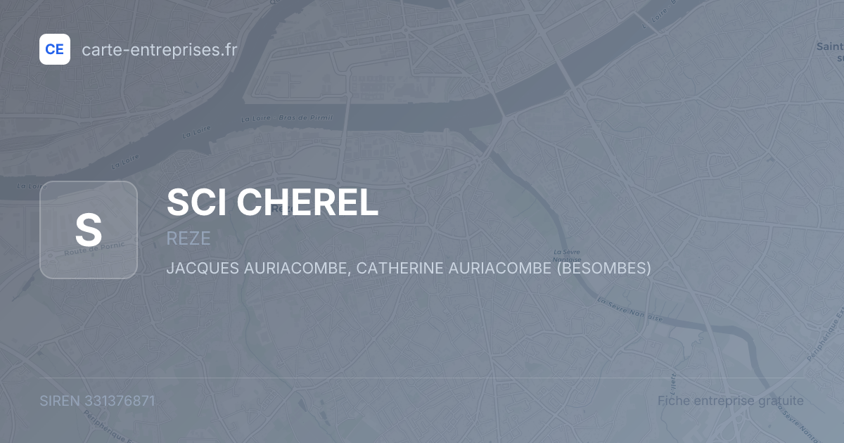 SCI CHEREL — 331376871 — fiche entreprise