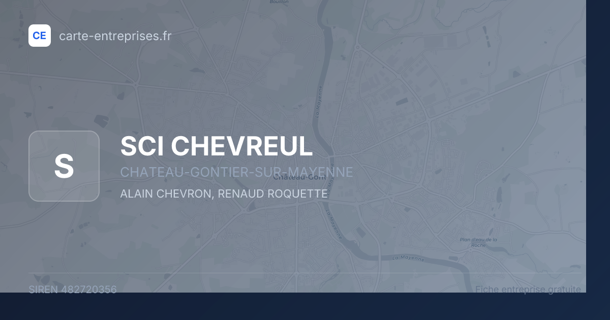 SCI CHEVREUL — 482720356 — fiche entreprise