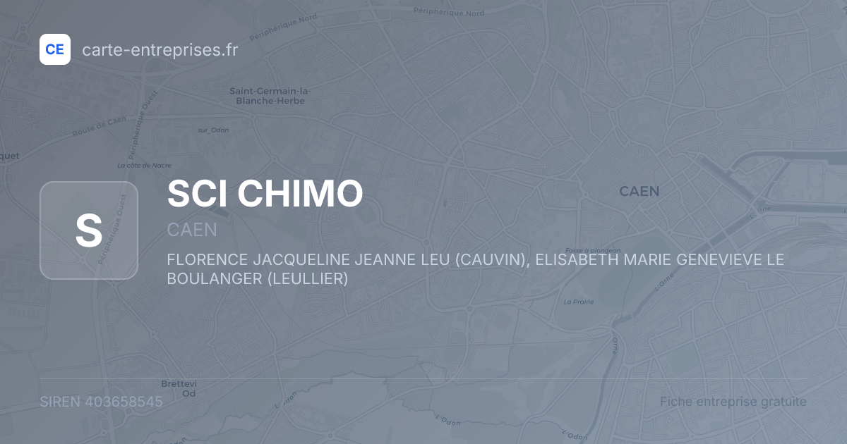 SCI CHIMO — 403658545 — fiche entreprise