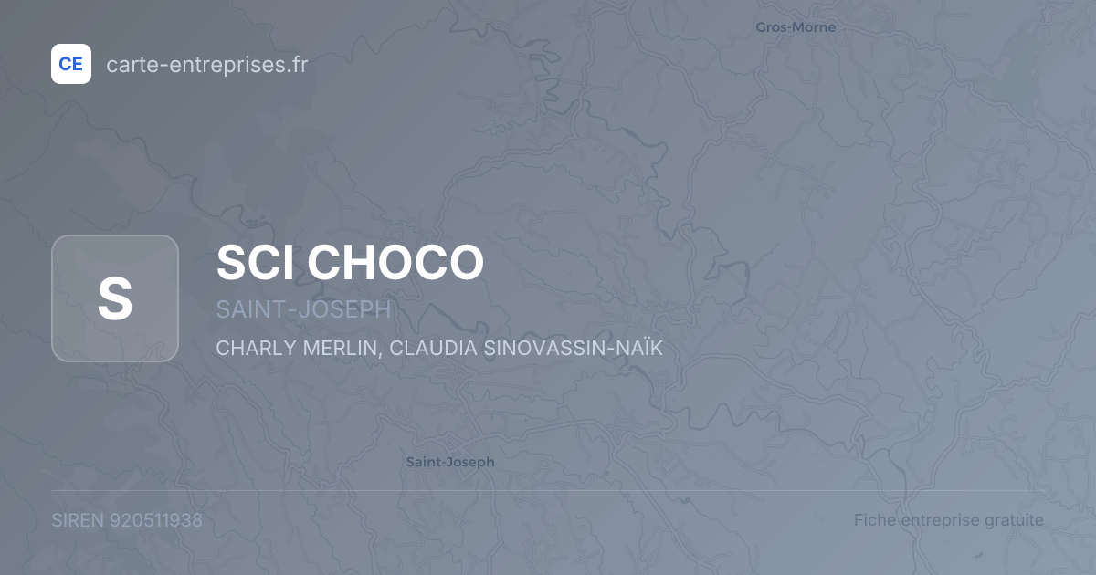 SCI CHOCO — 920511938 — fiche entreprise