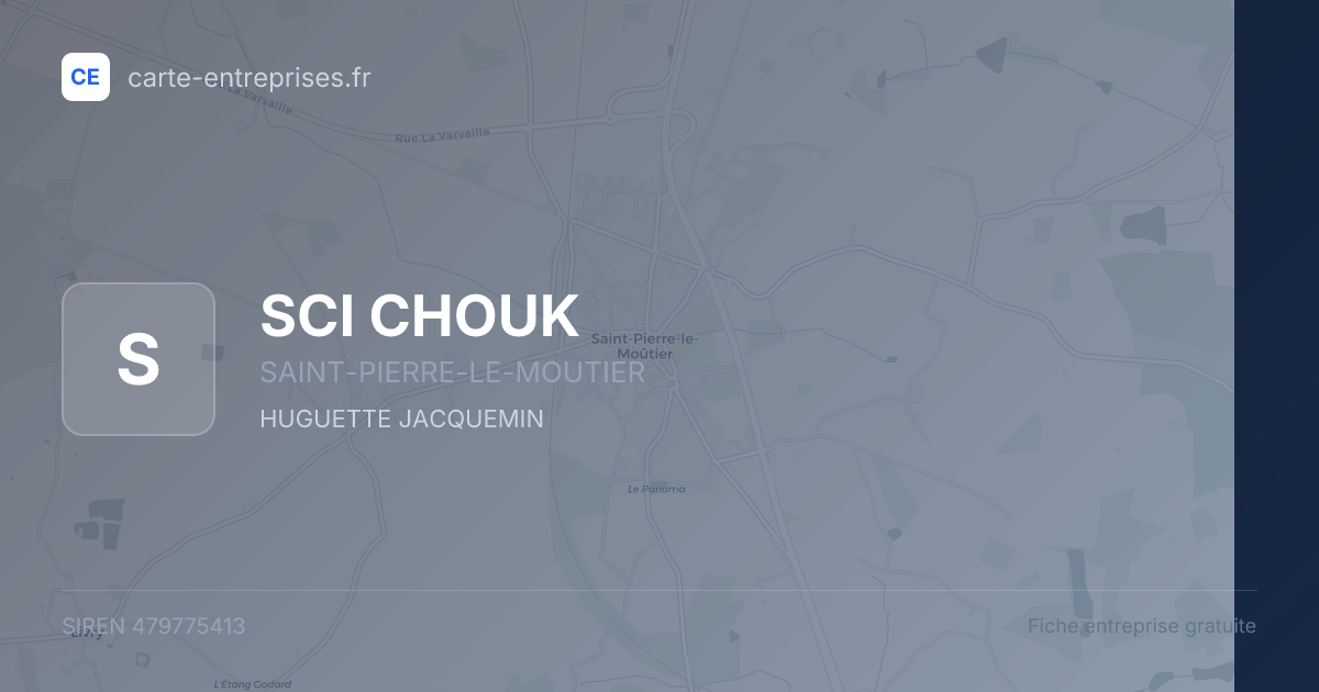 SCI CHOUK — 479775413 — fiche entreprise
