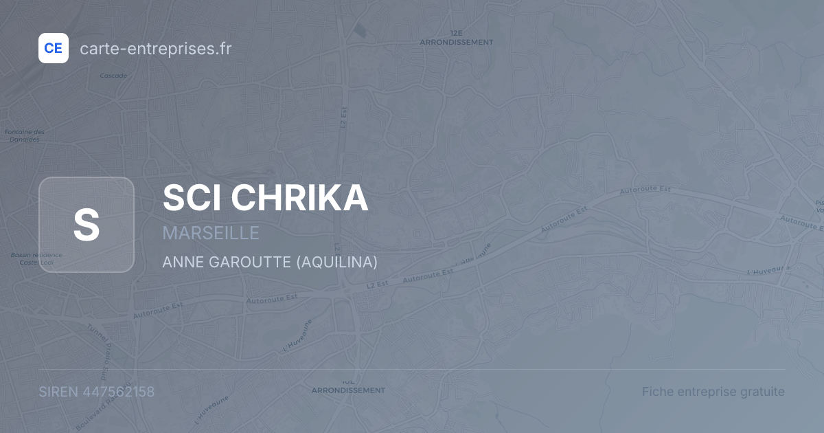 SCI CHRIKA — 447562158 — fiche entreprise