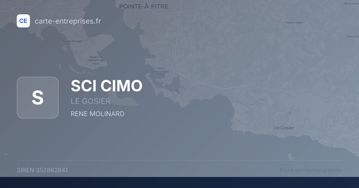 SCI CIMO — 352862841 — fiche entreprise