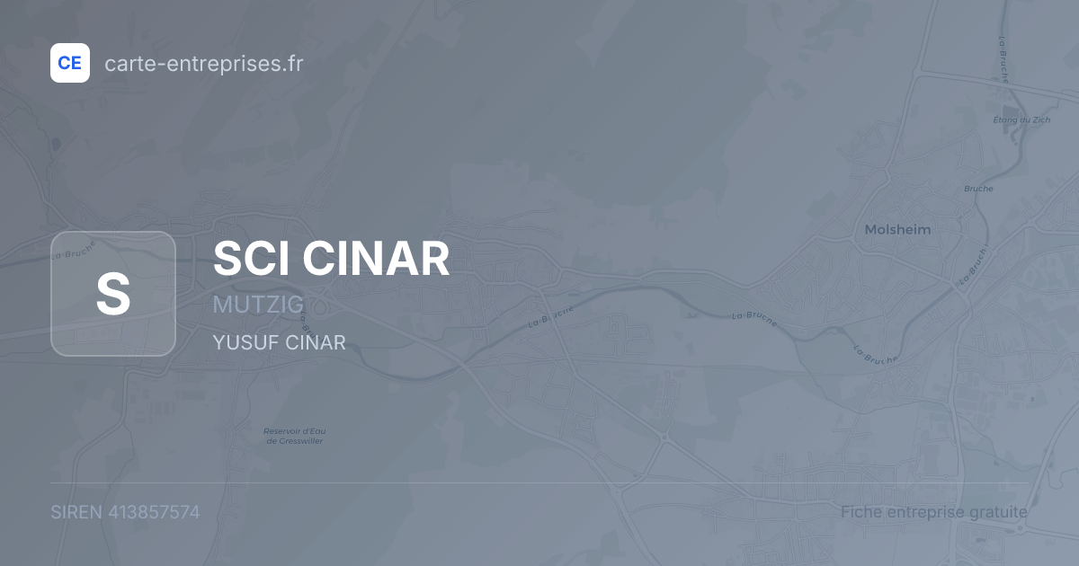 SCI CINAR — 413857574 — fiche entreprise