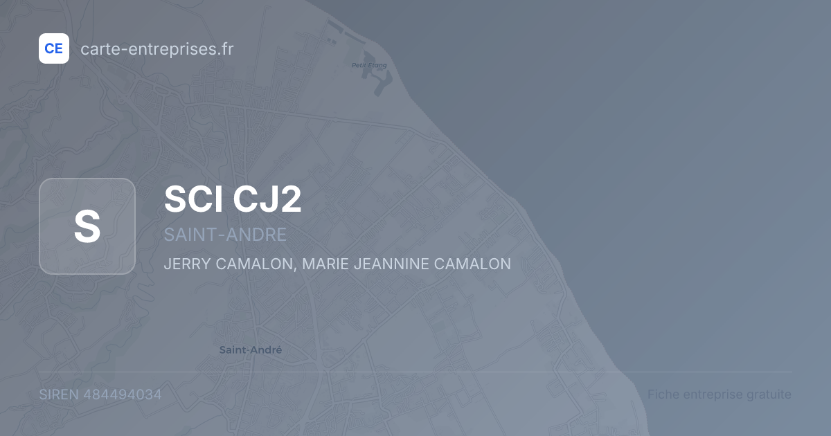 SCI CJ2 — 484494034 — fiche entreprise