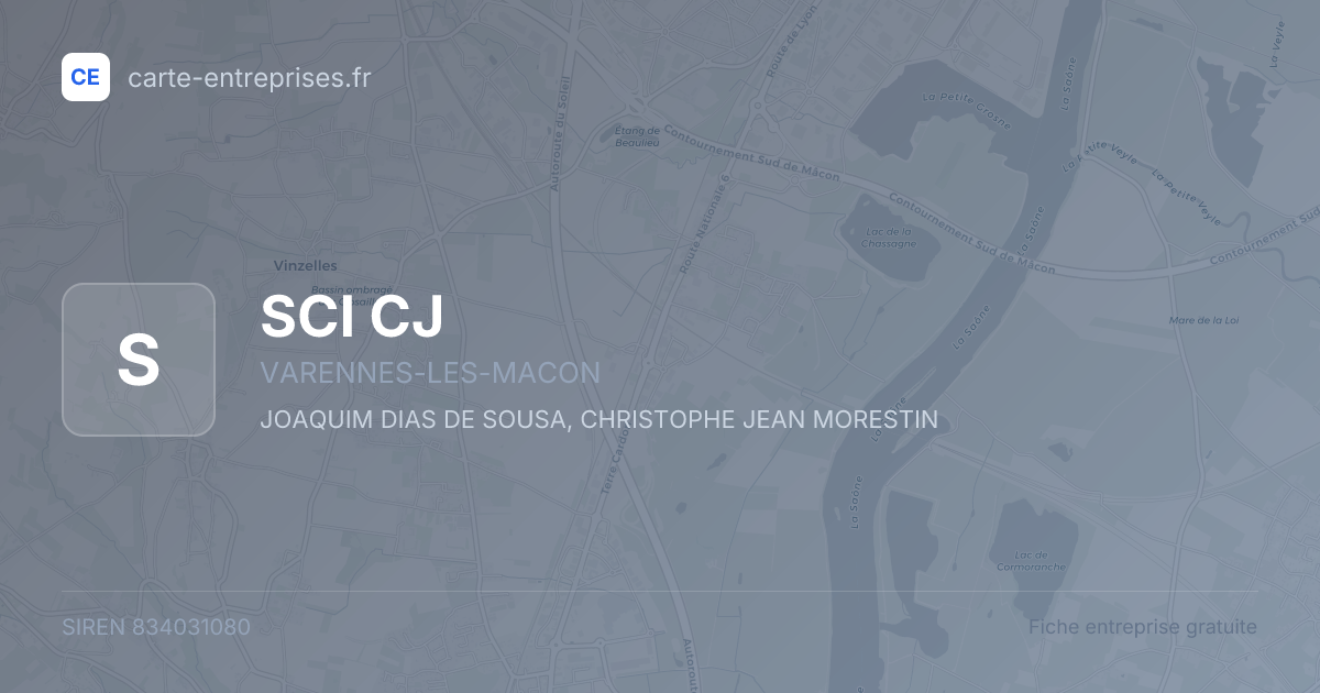 SCI CJ — 834031080 — fiche entreprise