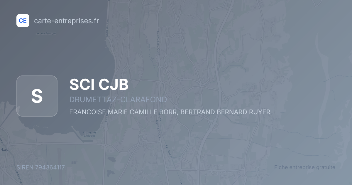 SCI CJB — 794364117 — fiche entreprise