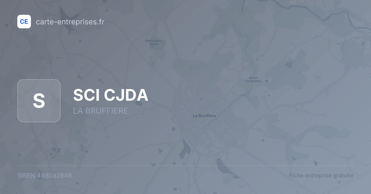 SCI CJDA — 488032848 — fiche entreprise