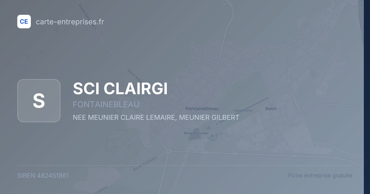 SCI CLAIRGI — 482451861 — fiche entreprise
