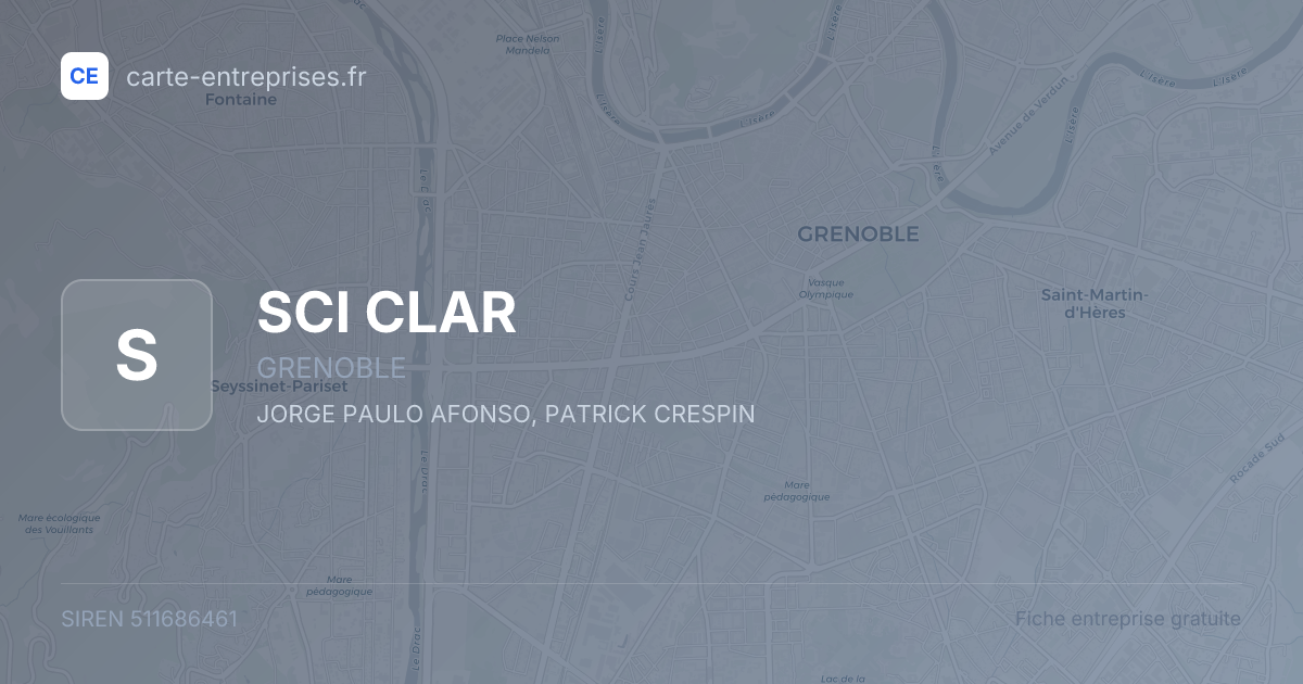 SCI CLAR — 511686461 — fiche entreprise
